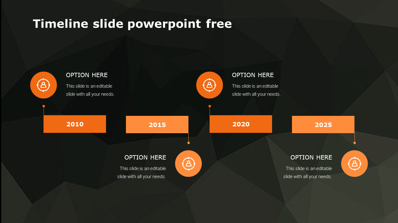 Free - Get Timeline Slide PowerPoint Free Templates Presentation